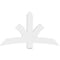 Ekena Millwork Davenport Architectural Grade PVC Gable Bracket, 60"W x 35"H x 2"D x 6"F, 14/12 Pitch GBP060X35X0206DAV00 - alternate 4